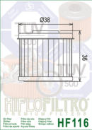 Ison olie filter HF157