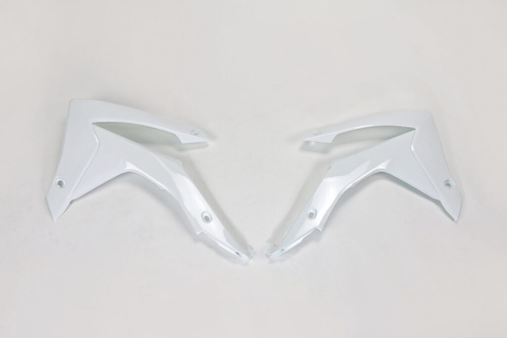 UFO radiator kappen Wit Honda CRF 250R 2014-2017 & CRF 450R 2013-2016