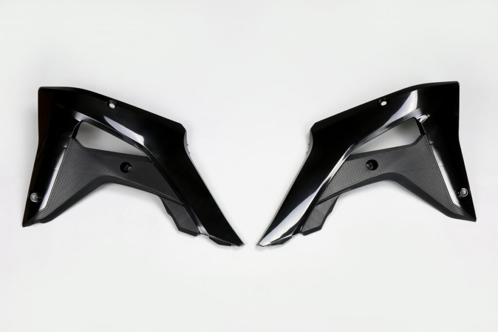 UFO radiator kappen Zwart Honda CRF 250RX 2019-2021 & CRF 450RX 2017-2020