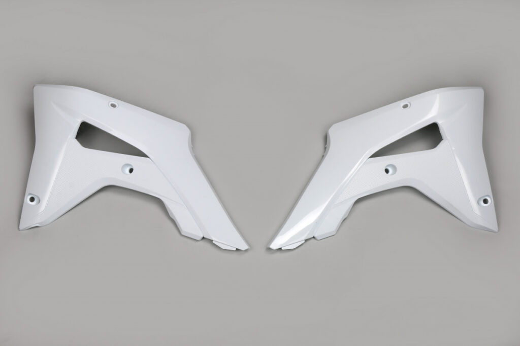 UFO radiator kappen Wit Honda CRF 250RX 2019-2021 & CRF 450RX 2017-2020