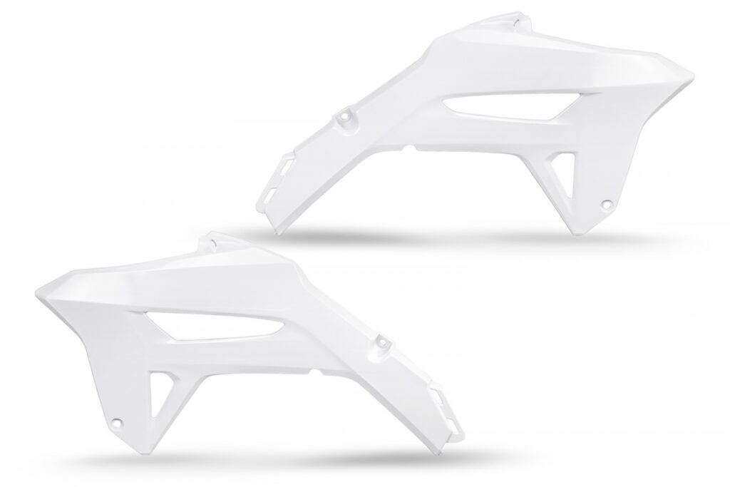 UFO radiator kappen Wit Honda CRF 250R 2022- & CRF 450R 2021-