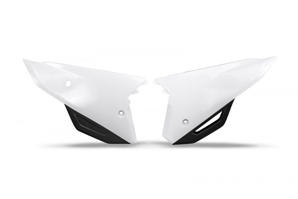UFO Zijnummerborden Wit Honda CRF 250R/RX 2022- & CRF 450R/RX 2021-