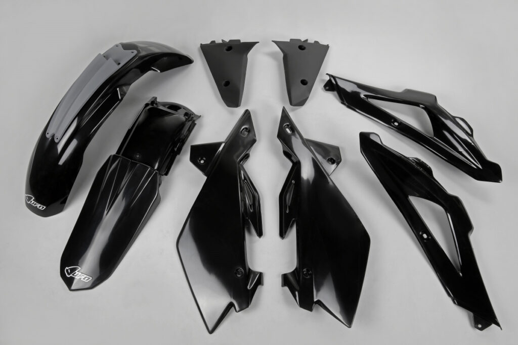 UFO plastic kit Zwart Husqvarna TC 125/250 2005-2007