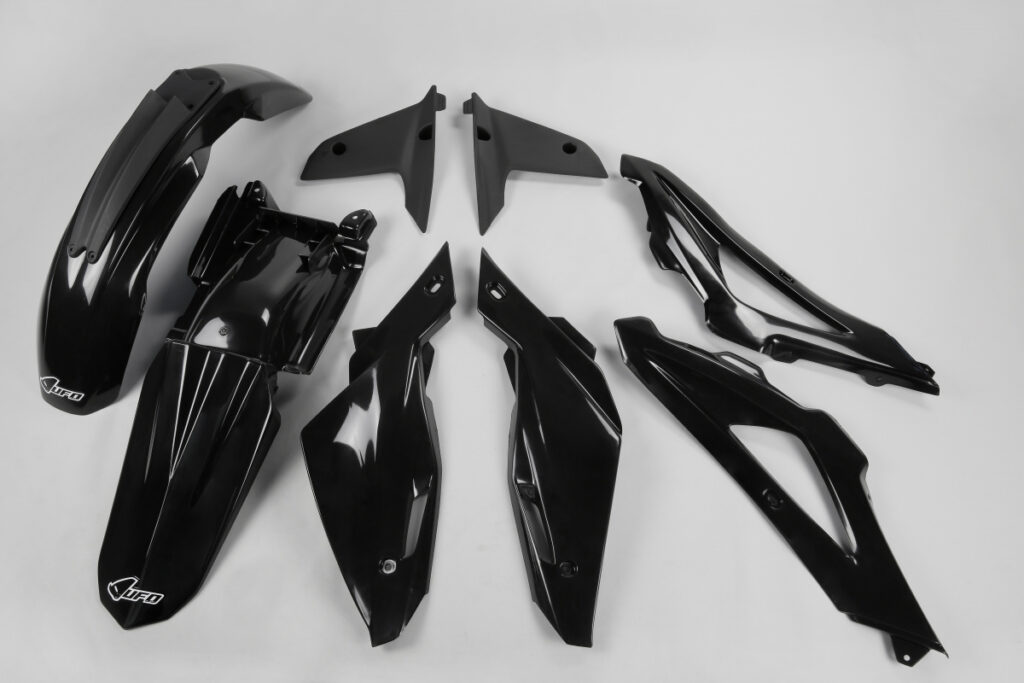UFO plastic kit Zwart Husqvarna TC 125/250 2008-2010
