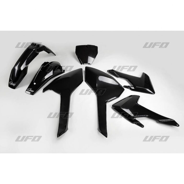 UFO plastic kit Zwart Husqvarna TC/FC 125/250/350/450 16-18 & TC 250 17-18