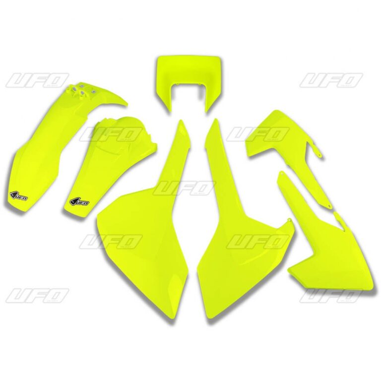 UFO plastic kit Fluor Geel Husqvarna TE/FE 250/300/350/450/501 17-19
