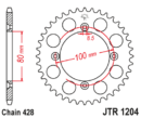 JT achtertandwiel 50 tands staal Honda CRF 125F