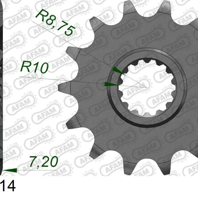 AFAM voortandwiel 14 tands #420 Yamaha YZ 65 2018-