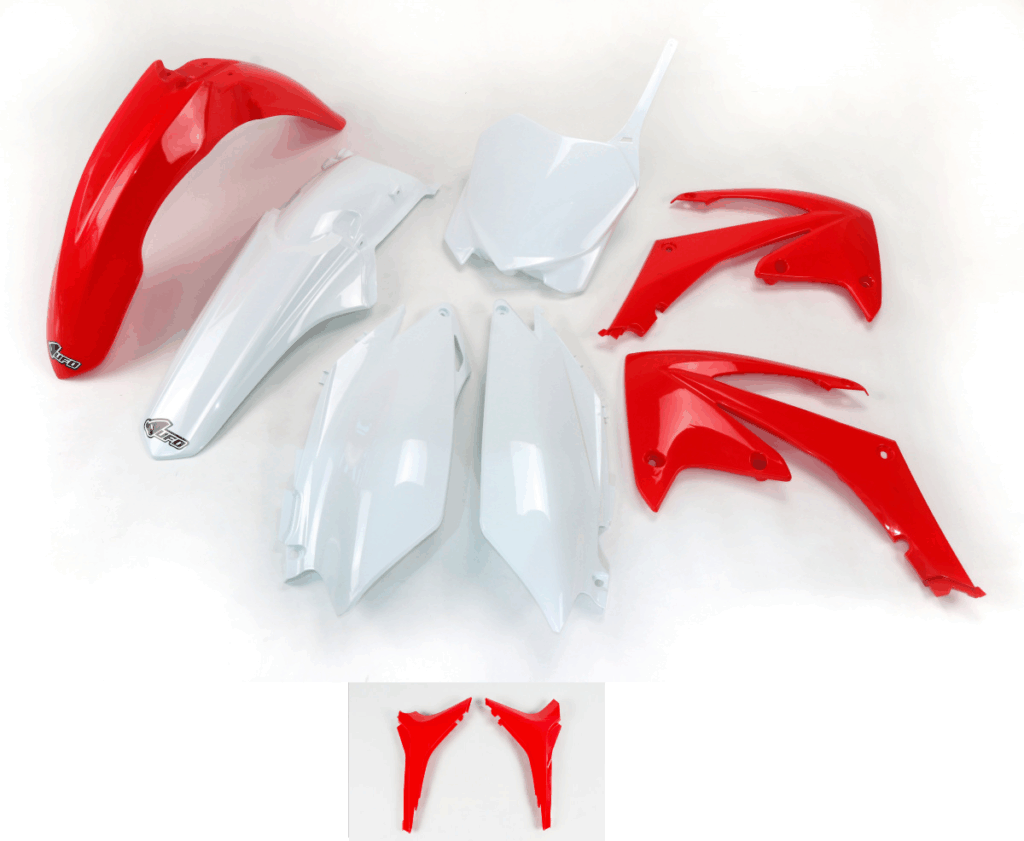 X-fun plastic kit met airbox covers OEM Honda CRF 250R 2011-2013 & CRF 450R 2011-2012