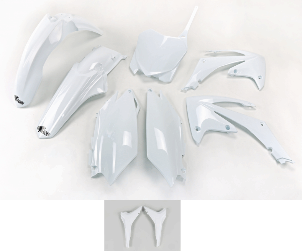 X-fun plastic kit met airbox covers Wit Honda CRF 250R 2011-2013 & CRF 450R 2011-2012
