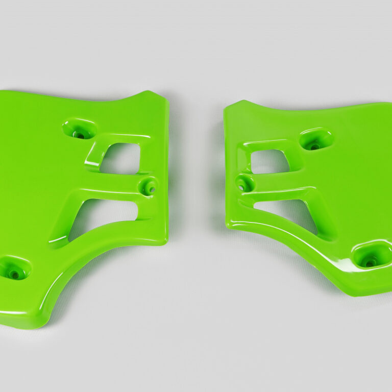 UFO radiator kappen Groen Kawasaki KX 250 1988-1989 & KX 500 1988-2002