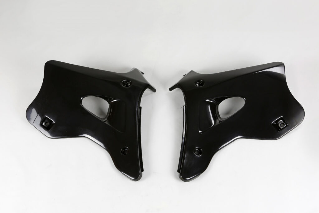 UFO radiator kappen Zwart Kawasaki KX 125/250 94-98