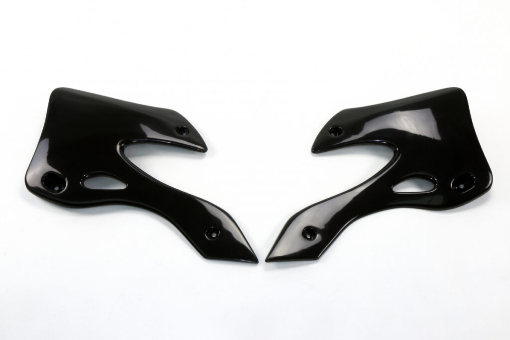 UFO radiator kappen Zwart Kawasaki KX 125/250 99-02
