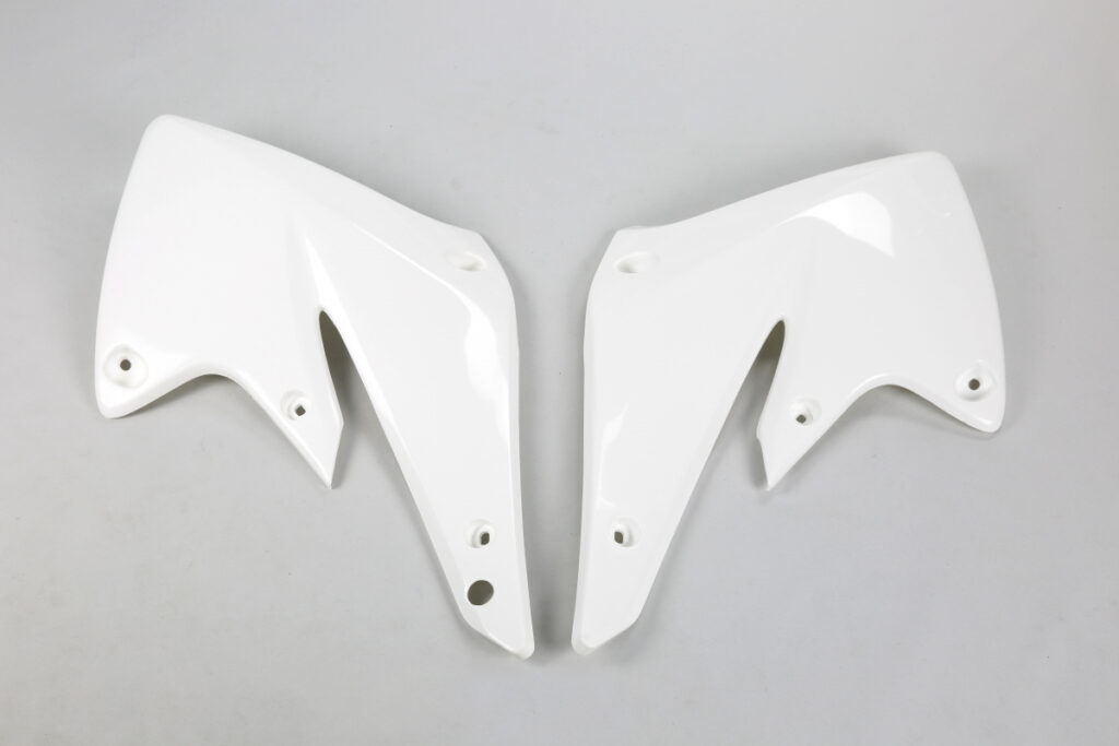 UFO radiator kappen Wit Kawasaki KX 250F 2004-2005