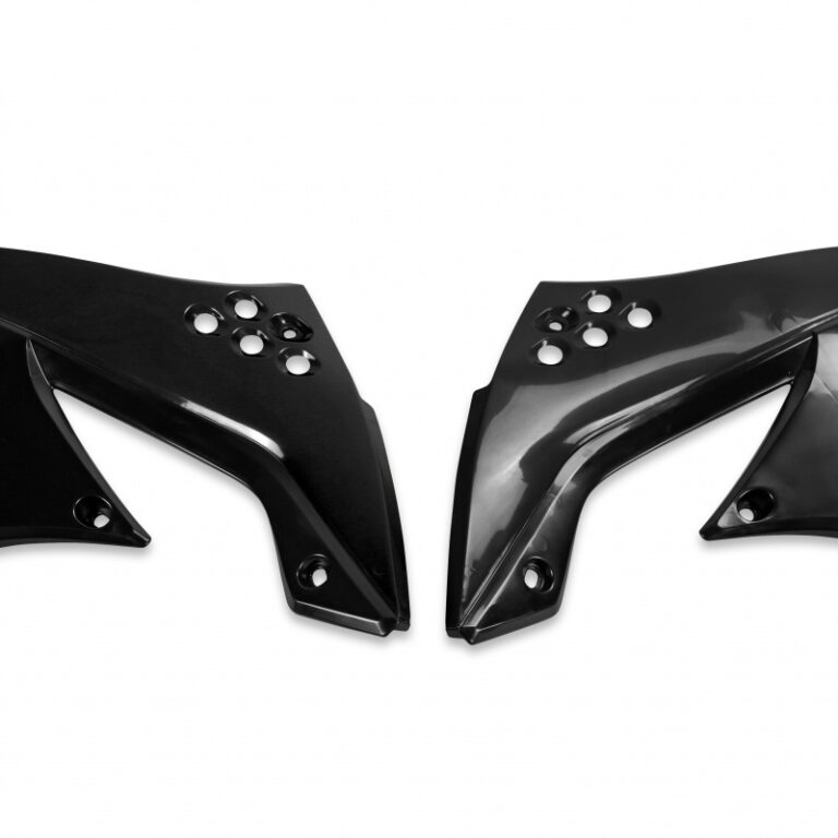 UFO radiator kappen Zwart Kawasaki KX 450F 2009-2011