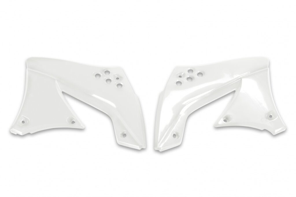 UFO radiator kappen Wit Kawasaki KX 450F 2009-2011