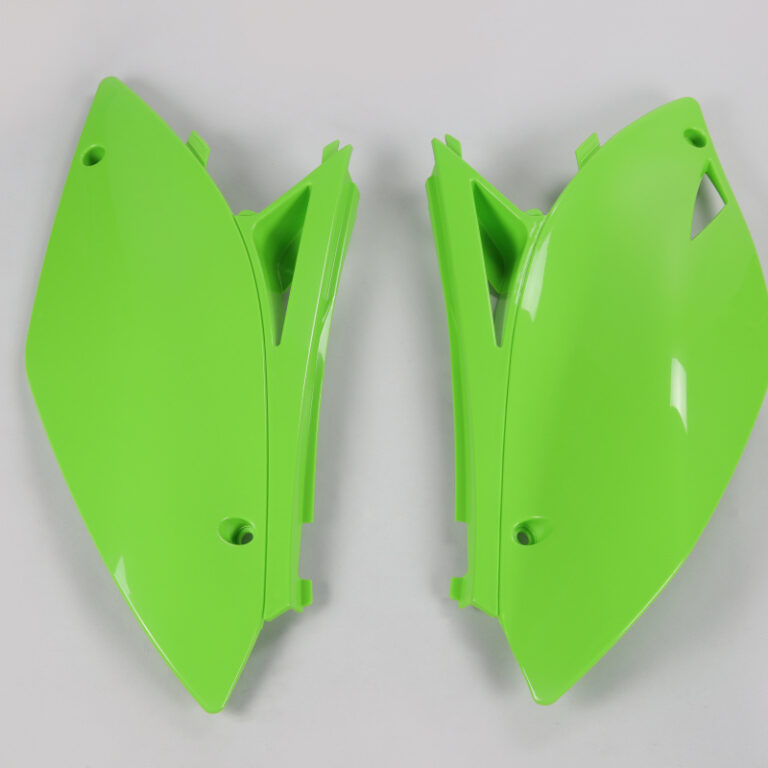 Racetech Zijnummerborden Groen Kawasaki KX 250F 2009-2012 & KX 450F 2009-2011