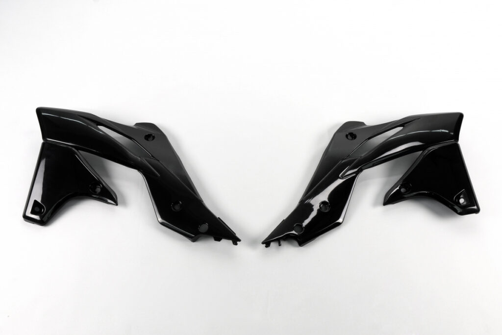UFO radiator kappen Zwart Kawasaki KX 250F 2013-2016