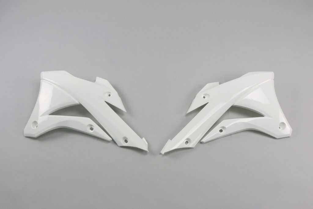 UFO radiator kappen Wit Kawasaki KX 85 2014-