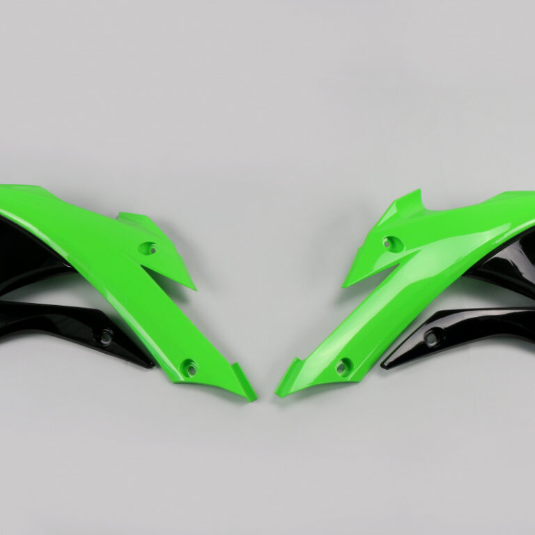 UFO radiator kappen Groen / Zwart Kawasaki KX 85 2014-