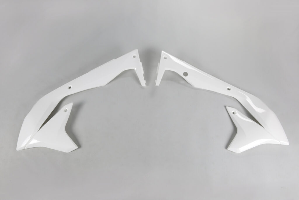 UFO radiator kappen Wit Kawasaki KX 450F 2016-2018