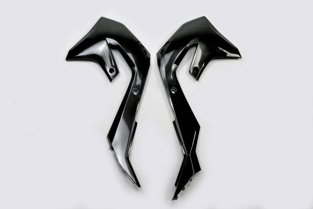 UFO radiator kappen Zwart Kawasaki KX 250F 2021-2024 & KX 450F 2019-2023
