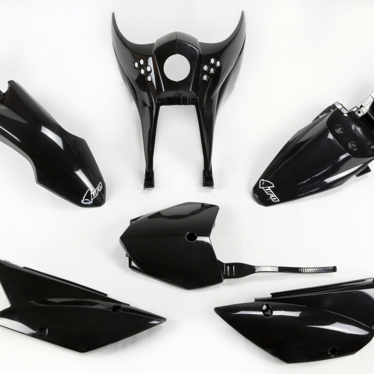 UFO plastic kit Zwart Kawasaki KLX 110 2010-
