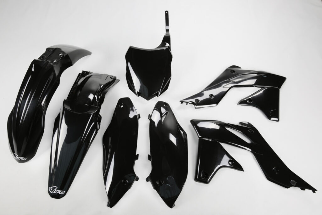 X-fun plastic kit Zwart Kawasaki KX 250F 2013-2016