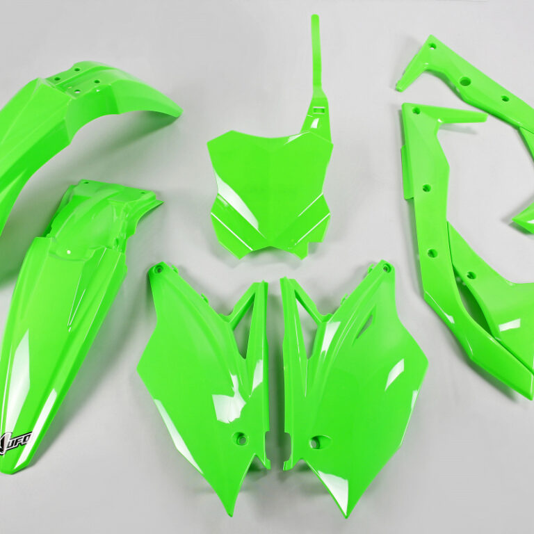 X-fun plastic kit Fluor Groen Kawasaki KX 250F 18-20