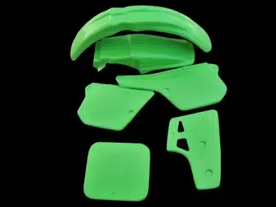 DC plastic kit Kawasaki KX 80 1986-1987 Groen