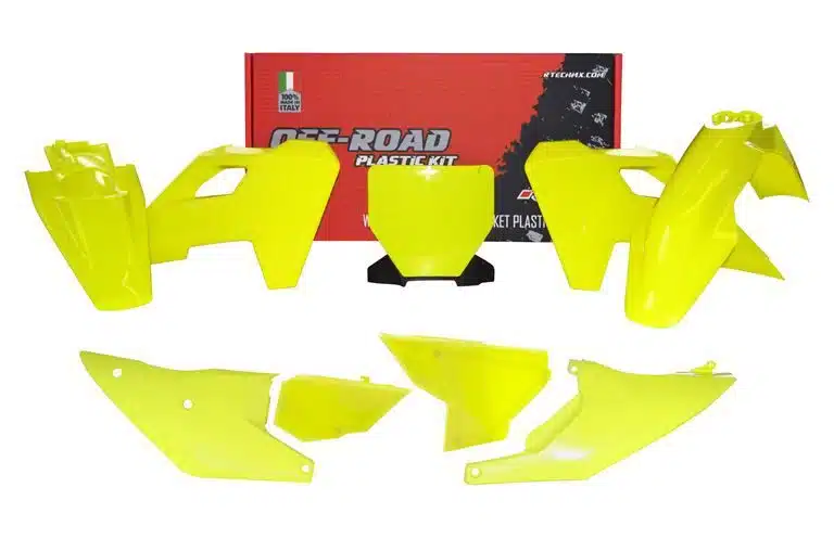Racetech plastic kit Fluor Geel Husqvarna TC/FC 125/250/350/450 2023-