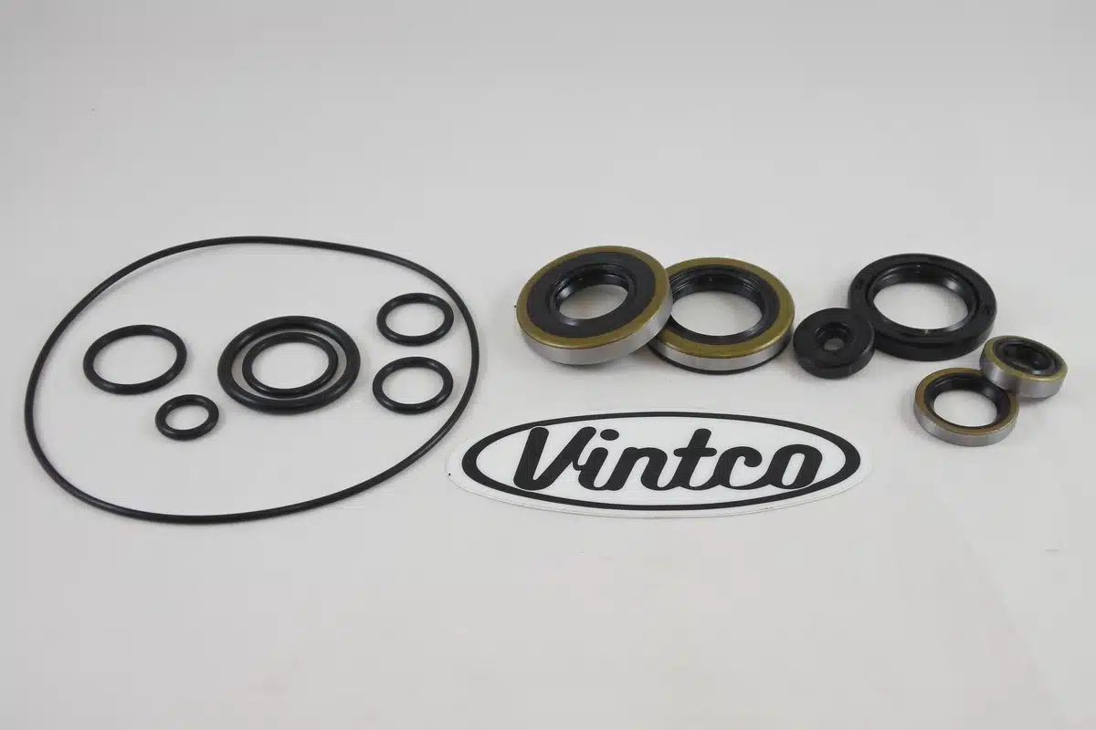 Vintco blok olie keerring set Kawasaki KX125 1974-76 KD125 1975-79 KE125 1976-83 KS125 1974-75