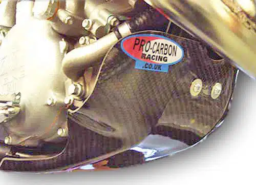 Pro Carbon blokbeschermer KTM SX 125 2003-2010 & EXC 125/200 2003-2011