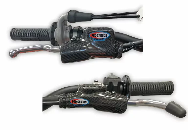 Pro Carbon koppeling en remhendel master cylinder bescherming set SX/SX-F … XC/XC-F 2014-2024 ( Brembo )