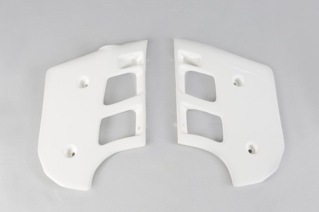 UFO radiator kappen Wit KTM MX 125 1991-1992 & SX 250 1990-1992
