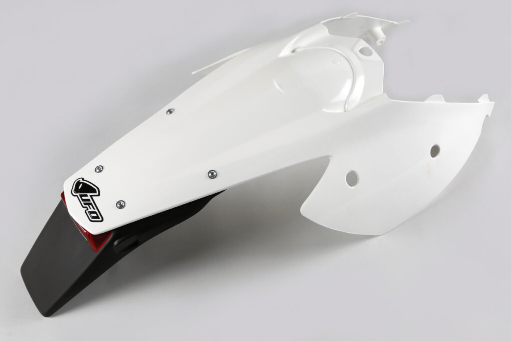 UFO Enduro achterspatbord Wit KTM EXC/EXC-F 125-525 2004-2007