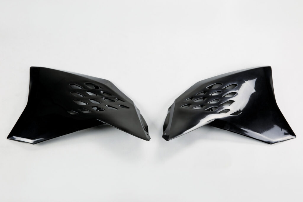 UFO radiator kappen Zwart KTM SX/SX-F 125-450 2007-2010 & EXC/EXC-F 125-450 2008-2011
