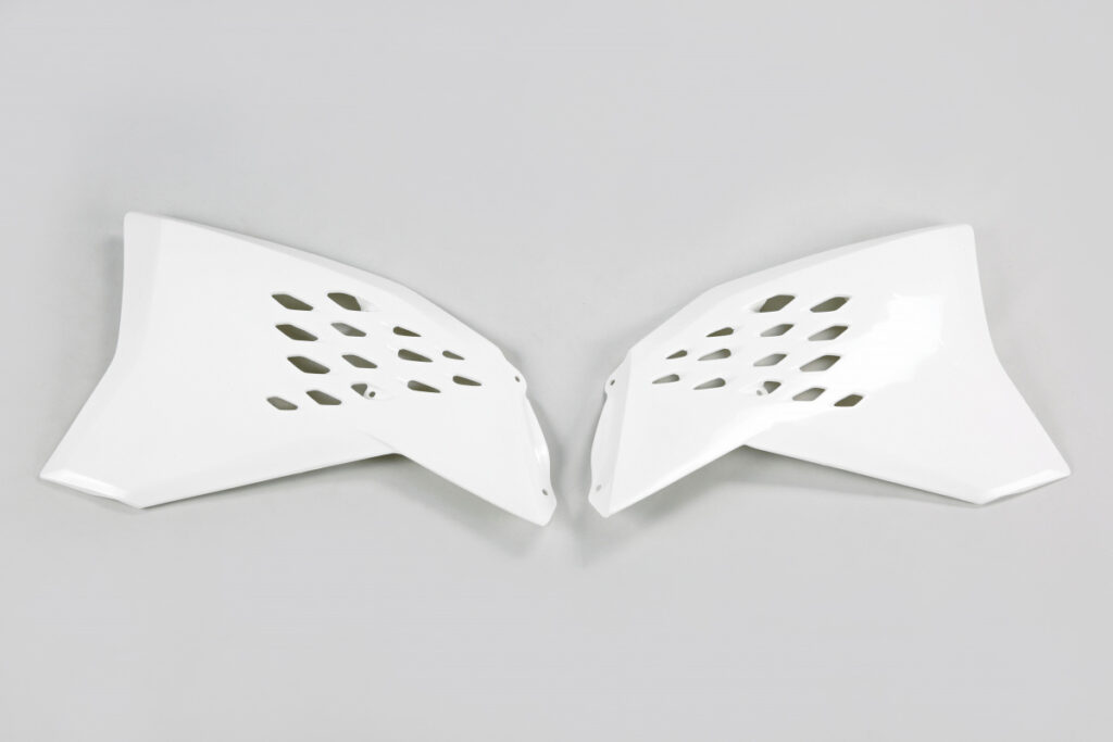 UFO radiator kappen Wit KTM SX/SX-F 125-450 2007-2010 & EXC/EXC-F 125-450 2008-2011