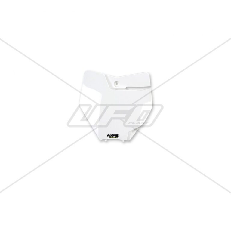 UFO voornummerplaat Wit KTM SX 125/150 16-18 & SX 250 17-18 & SX-F 250/350/450 16-18