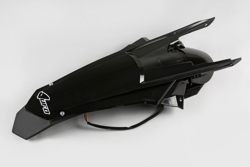 UFO Enduro achterspatbord Zwart KTM EXC 125/150/250/350/450/500 17-19