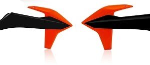 Cycra radiator kappen Zwart / Oranje KTM SX 125/150/250 19- & SX-F 250/350/450 19- & EXC 250/300 20- & EXC-F 250/350/450/500 20-