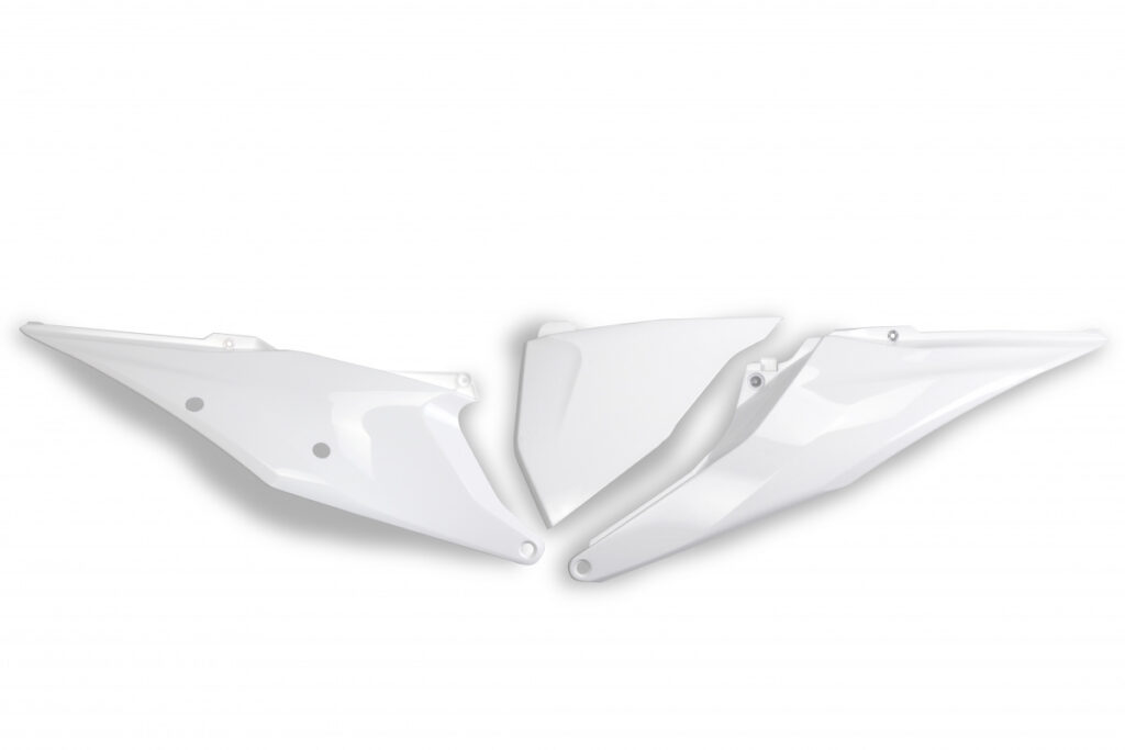 UFO zijnummerborden + Luchtfilterkap Wit 2020 KTM SX 125/150/250 19- & SX-F 250/350/450 19- & EXC 250/300 20- & EXC-F 250/350/450/500 20-