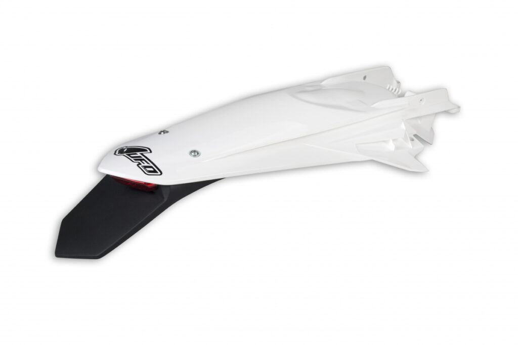 UFO Enduro achterspatbord Wit KTM EXC/F 125/150/250/350/450/500 20-23