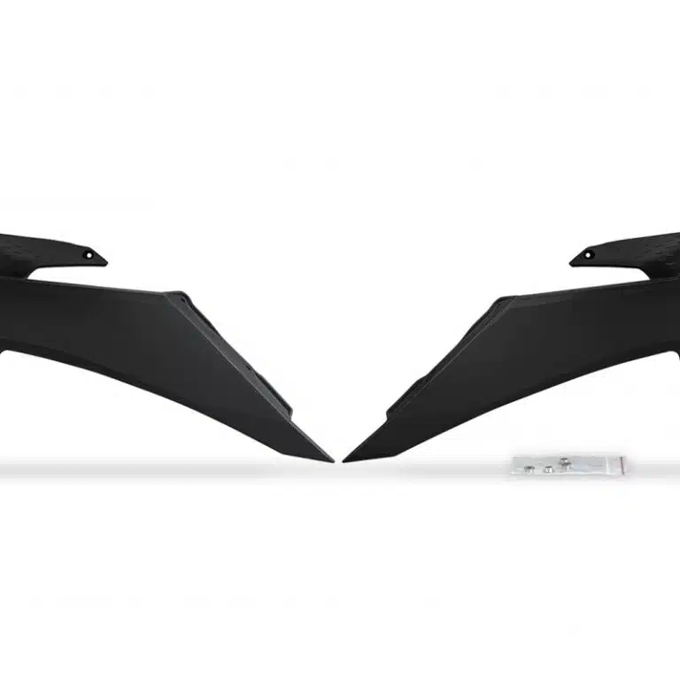 Racetech Radiator Kappen Zwart KTM SX 125/150/250/300 2023-2024 & SX-F 250/350/450 2023-2024 & EXC/EXC-F 250/300/350/450/500 2024-