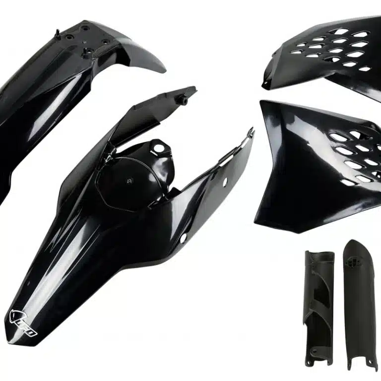 UFO plastic kit Zwart KTM EXC 250/300/350/450/500 2009-2011 (full kit) (zonder koplamp plastic)