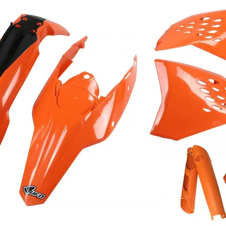 UFO plastic kit Oranje KTM EXC 250/300/350/450/500 2009-2011 (full kit) (zonder koplamp plastic)