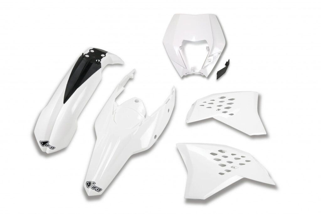 UFO plastic kit Wit KTM EXC 250/300/350/450/500 2009-2011