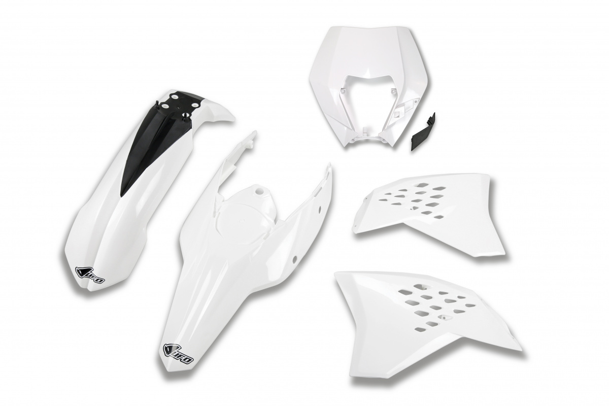 UFO plastic kit Wit KTM EXC 250/300/350/450/500 2009-2011