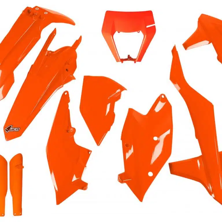 UFO plastic kit Fluor Oranje met koplamp plastic KTM EXC/EXC-F 250/300/350/450/500 17-19 ( full kit )