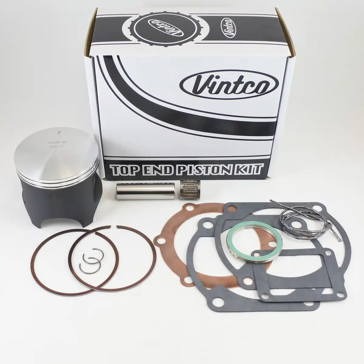 Vintco top end zuiger kit met dubbele zuigerveren Yamaha YZ 400 1976-1978